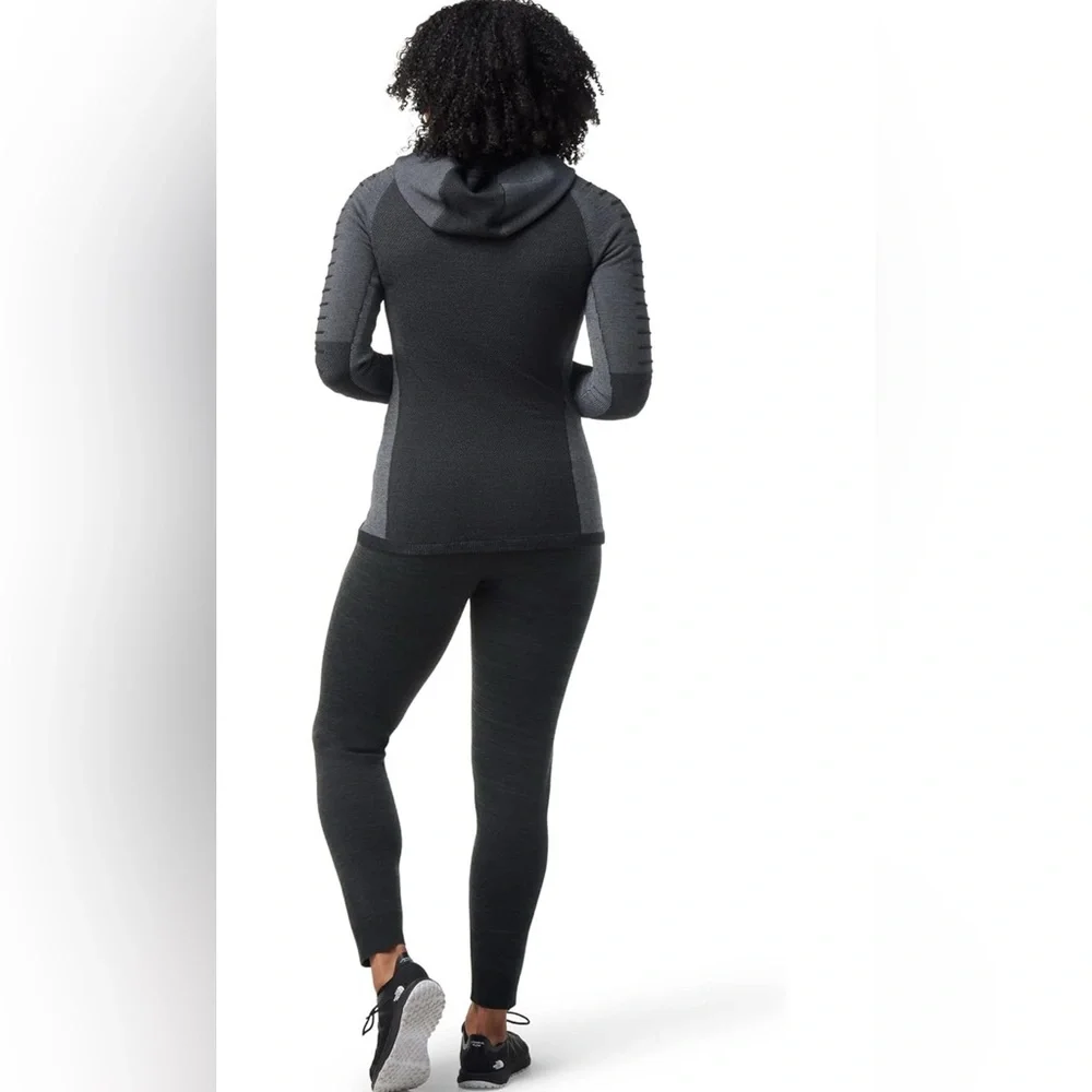 NWT Smartwool Women's Intraknit Merino Wool Fleece Full Zip Hoodie (Regular Fit) - Picture 2 of 13